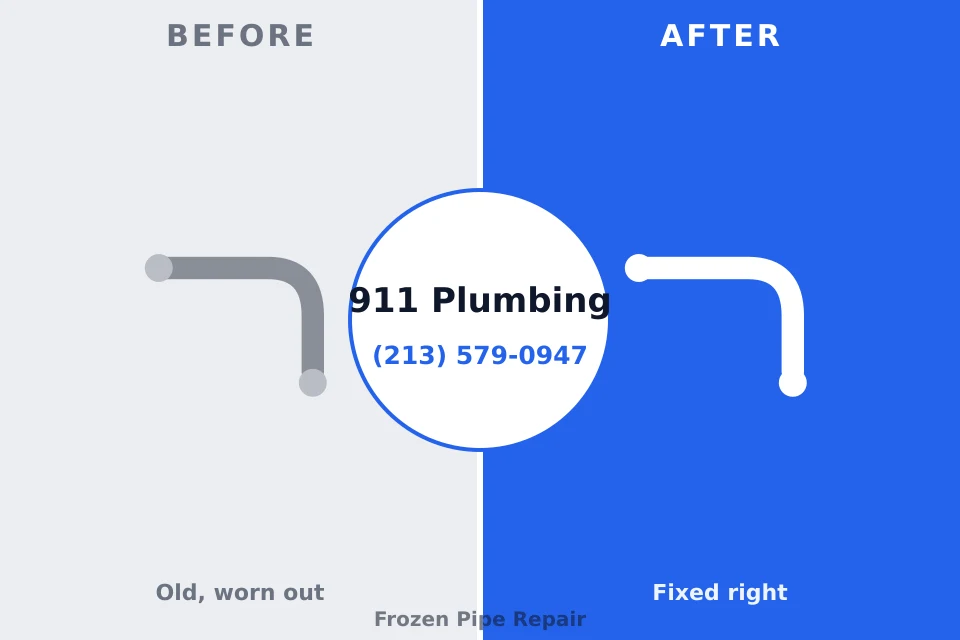 Before and after: plumbing company Santa Clara, UT